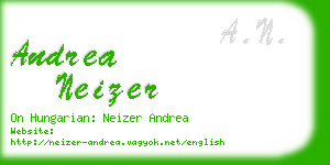 andrea neizer business card